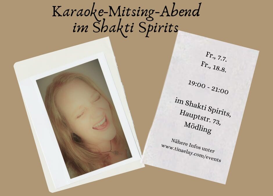 Karaoke-Mitsing-Abend August 2023